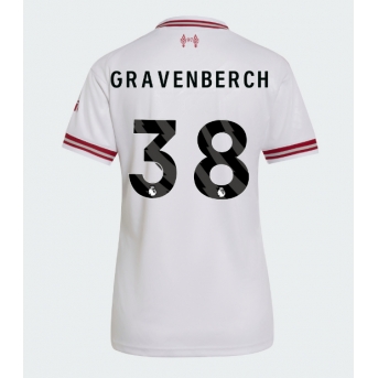 Liverpool Ryan Gravenberch #38 Maglia Gara Trasferta Repliche 2026-27 Donna Maniche Corte
